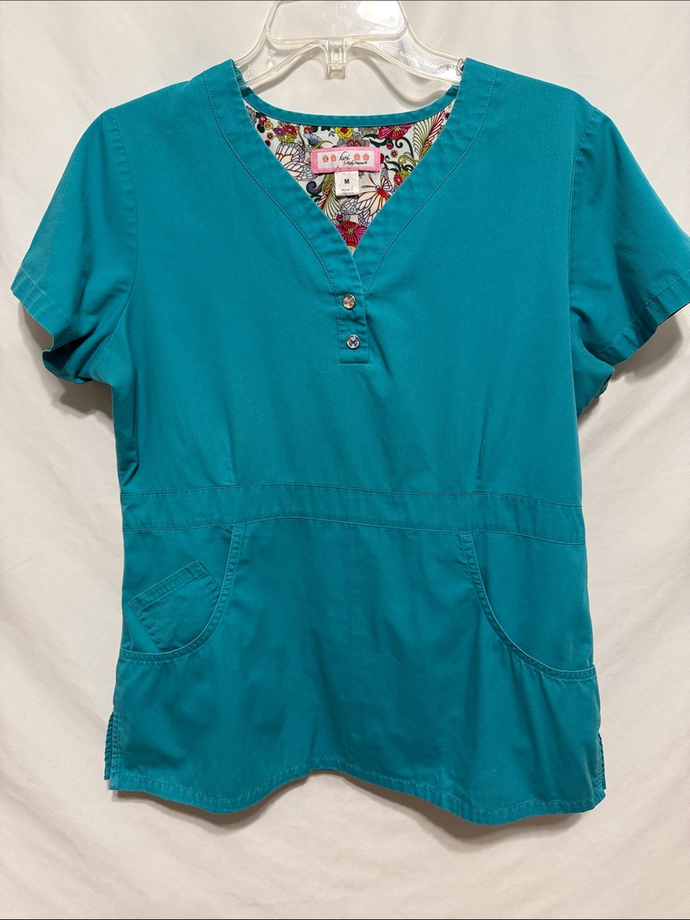 Koi V-Neck Scrub Top